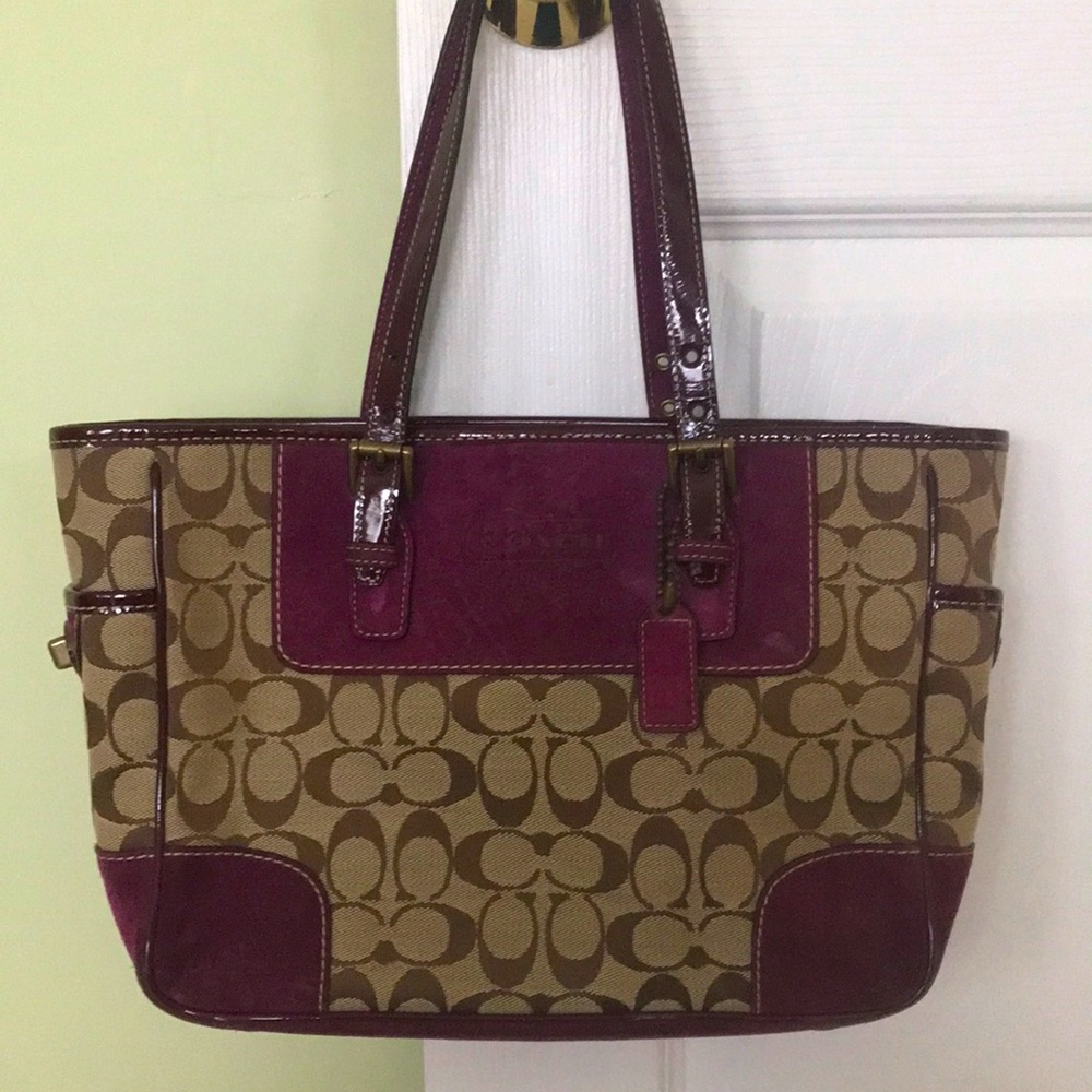 Iconic Coach Penelope signature  bag